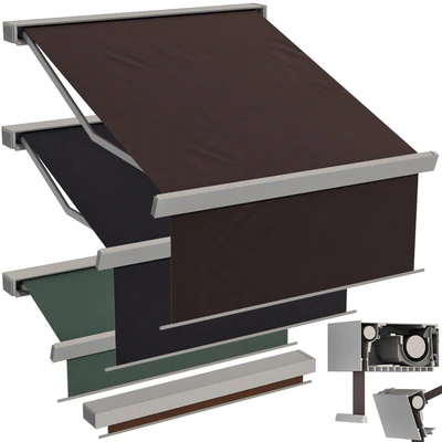 Sliding outdoor awning sun canopy — Ver 1