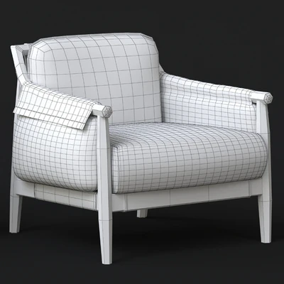 TIMES LOUNGE Fabric armchair — Вид 5