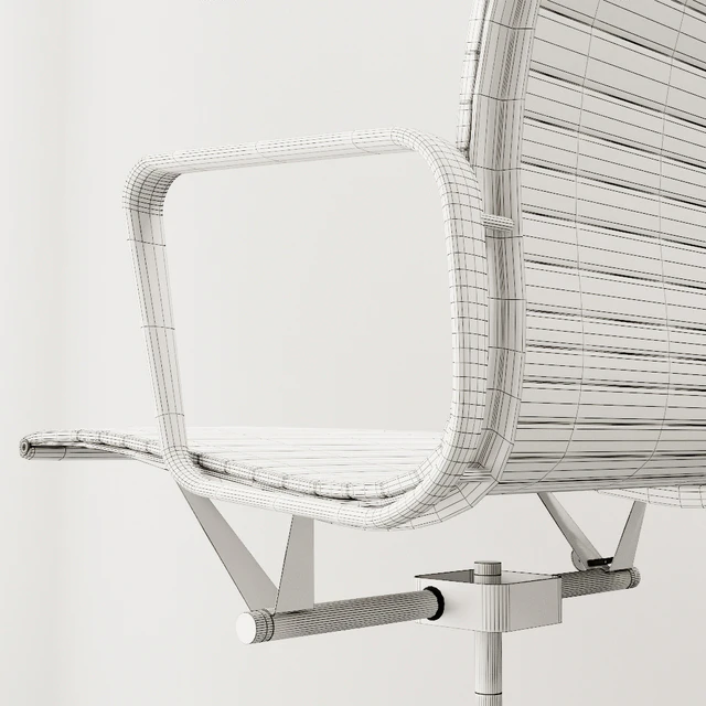 Офисное кресло Eames Ribbed.Charles & Ray Eames — Скачать