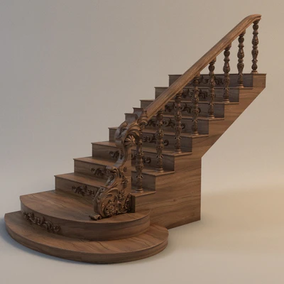 Stairs: Wooden — Ver 2