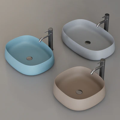 Olympia Ceramica Paddle Washbasin — Ver 4