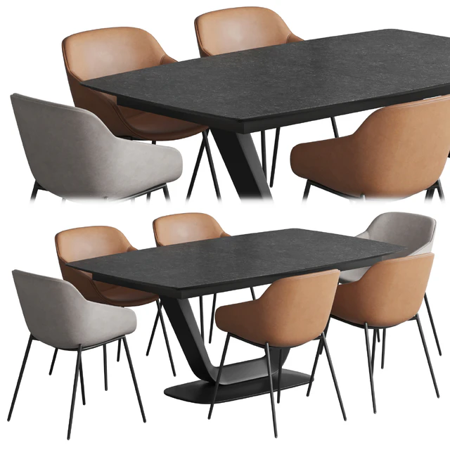 Alicante table Vienna chair Boconcept — Скачать