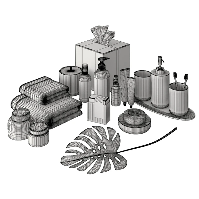 Modern Bathroom Accessories Black — Скачать