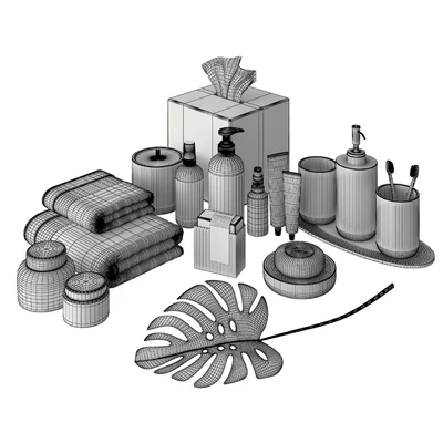 Modern Bathroom Accessories Black — Вид 2
