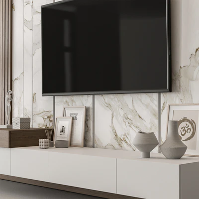 TV Wall Stone and Wood - Set 100 — Ver 6