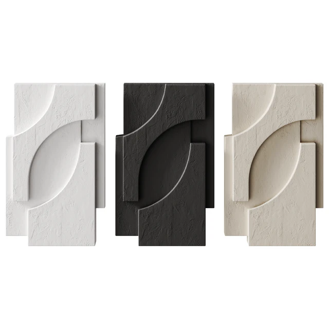 Декоративное панно SERIF RELIEF by  Kristina Dam Studio — Скачать