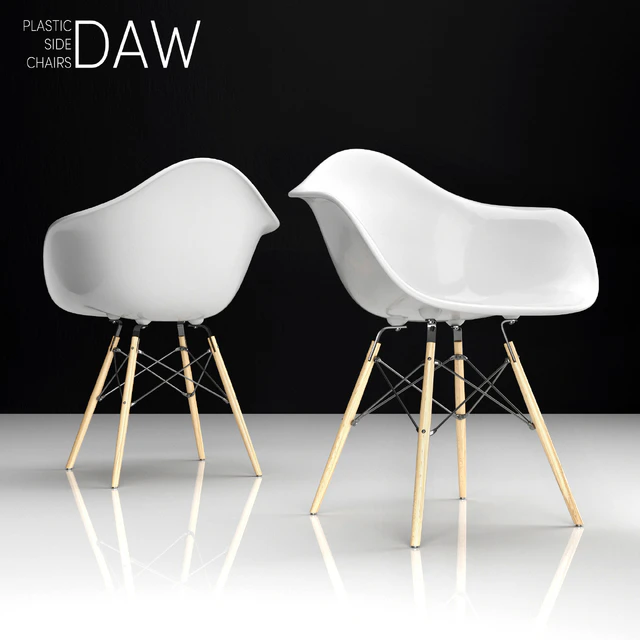 Eames DAW plastic side chair — Скачать