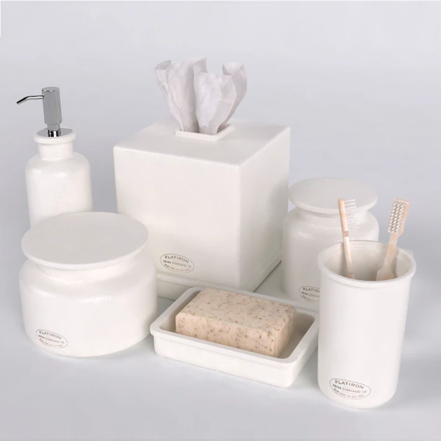 Restoration Hardware Flatiron Union Stoneware Bath Accessories — Скачать