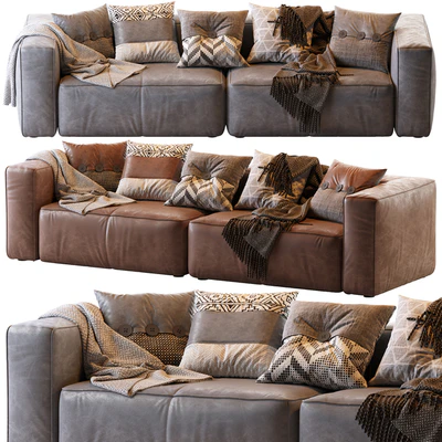 Мello Taos Brown Right Arm Corner Sectional — Вид 1