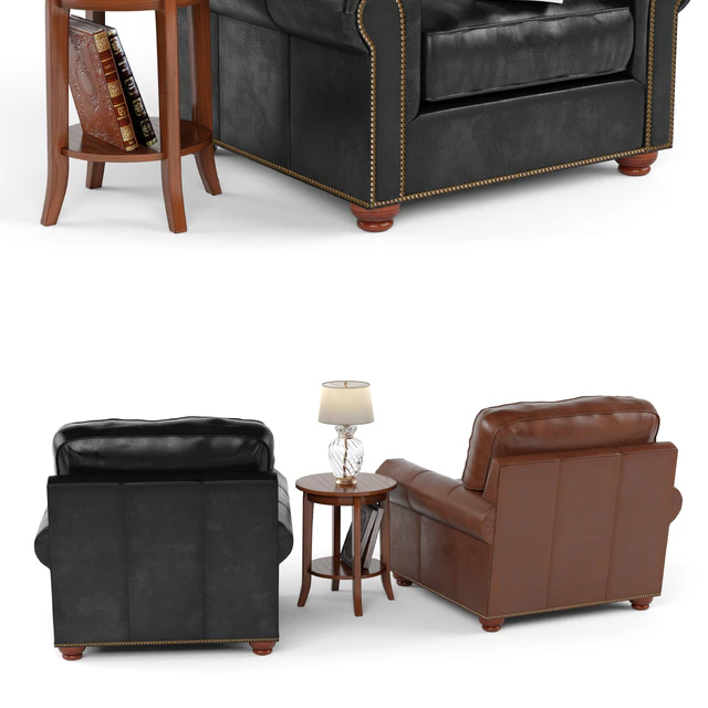 WEBSTER LEATHER ARMCHAIR LEGACY TOBACCO — Descargar