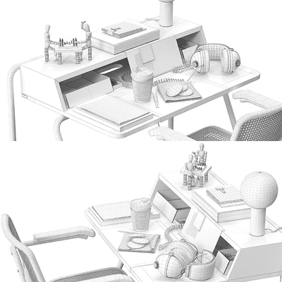 Thonet s1200 desk set — Ver 3