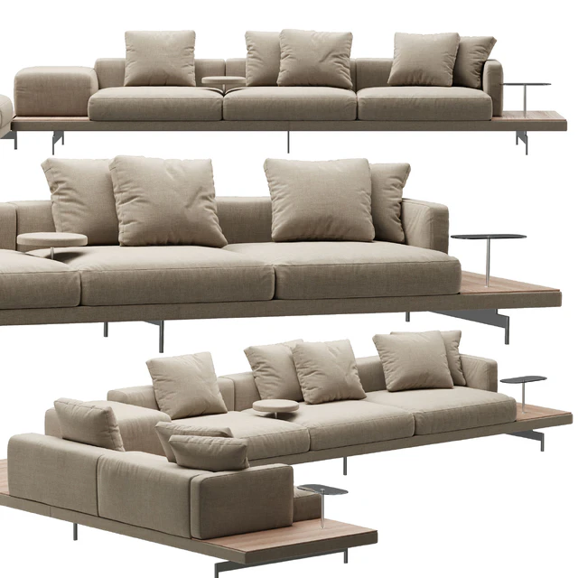 Sofa B & B italia Dock model 1 — Descargar