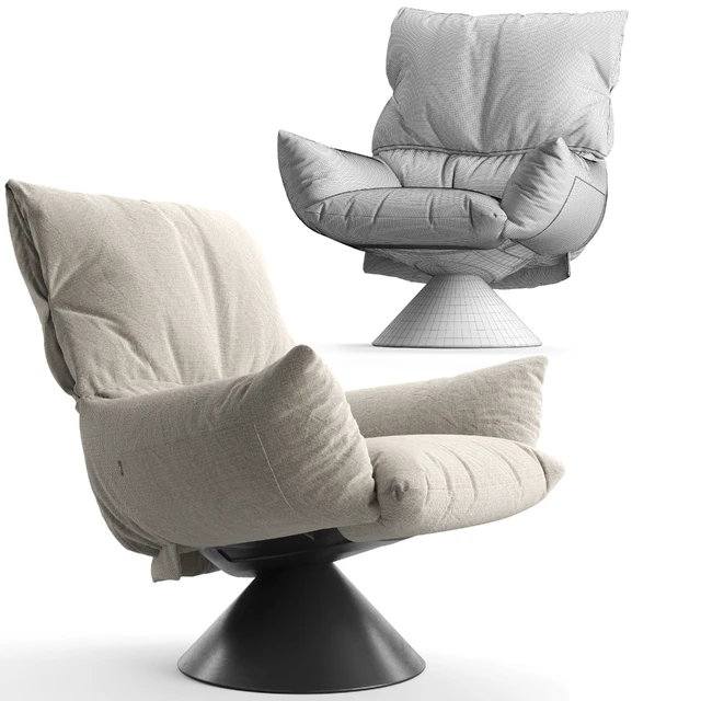 Armchair LUD'O LOUNGE Cappellini — Скачать