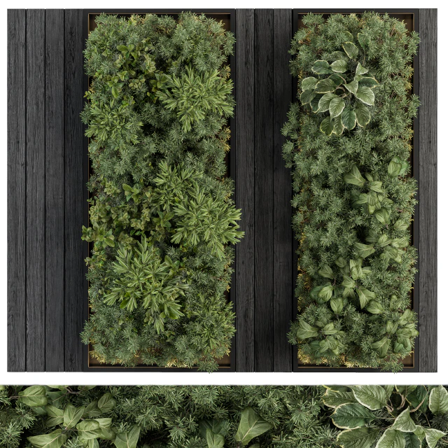 Vertical Garden Black Frame - Wall Decor 38 — Descargar