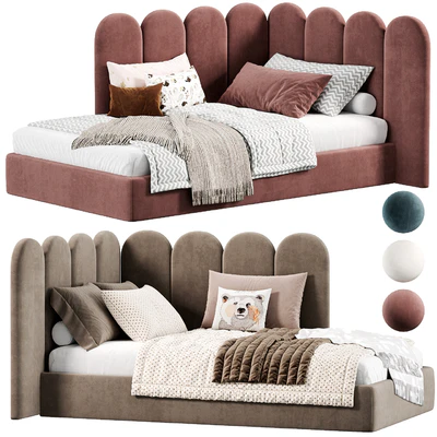 Soft Panels 3D Kids Bed by Livemaster — Ver 1