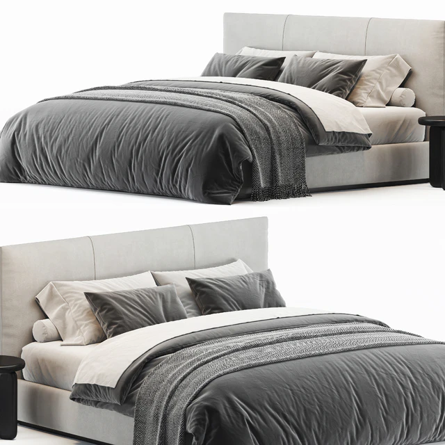 Laurent Upholstered Bed — Descargar