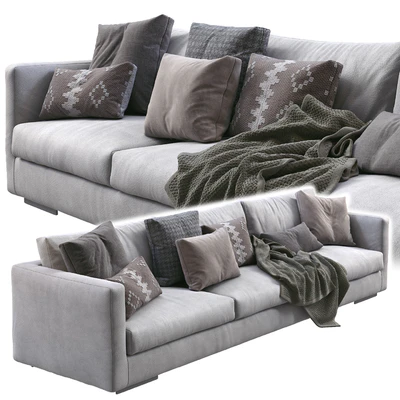 Flexform leather Sofa MAGNUM — Ver 5