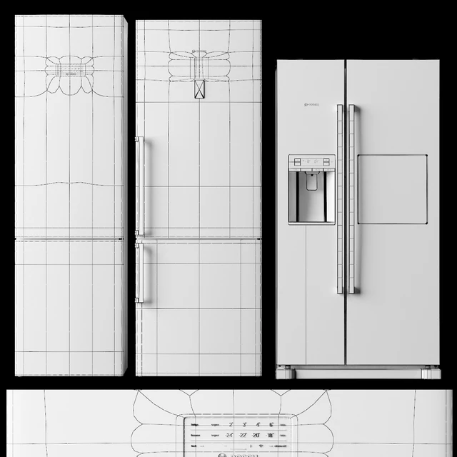 Set of refrigerators BOSCH — Descargar
