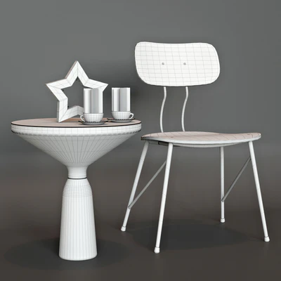 W BLUE INDUSTRIAL CHAIR — Вид 3