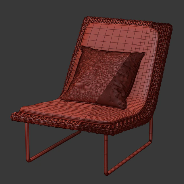 Sand Lounge Chair by Paola Lenti / пляжное кресло — Скачать
