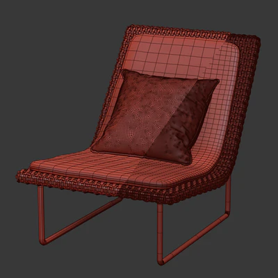 Sand Lounge Chair by Paola Lenti / пляжное кресло — Вид 5