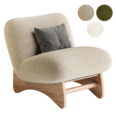 Enisa Slipper Chair — Ver 2