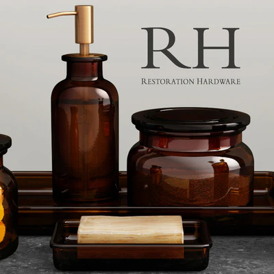 RH / PHARMACY ACCESSORIES AMBER GLASS — Ver 3