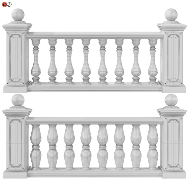 Balustrade classic set 4 — Descargar
