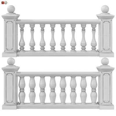Balustrade classic set 4 — Ver 2
