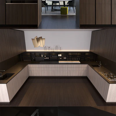 Кухня Poliform Varenna Alea 2 (vray GGX, corona PBR) — Вид 3