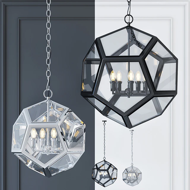 Chandelier Eichholtz Yorkshire M black — Descargar