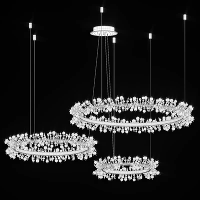 Crystal ring chandelier THERA Combination — Ver 3
