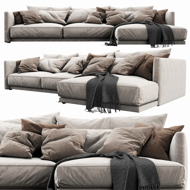 Poliform Bristol Chaise Lounge — Descargar