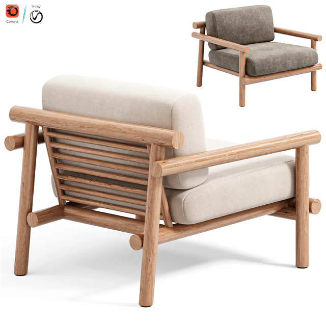 Ayana armchair by B&B Italia — Скачать