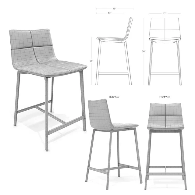 BLU DOT Between Us Counter Stool — Descargar