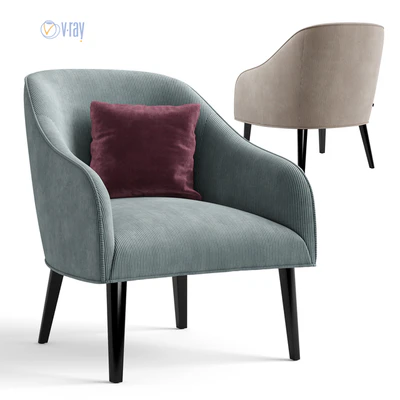 La Forma. LOBBY Bobly corduroy armchair. — Вид 5