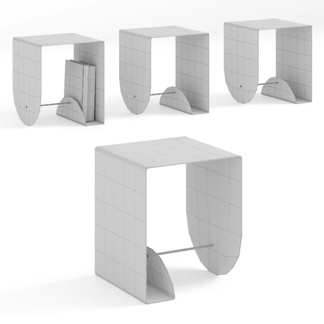 Pedestal-table Cube Stand-table Cube Marka — Descargar