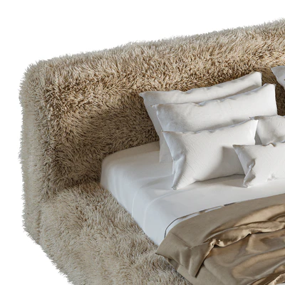 Rh Yeti Sheepskin Bed — Ver 4