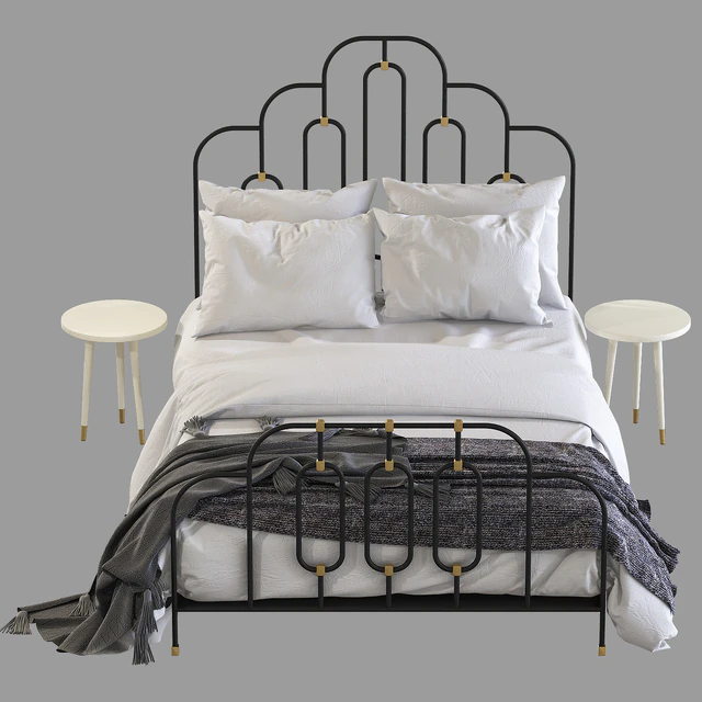 Bed Anthropologie art deco bed — Descargar