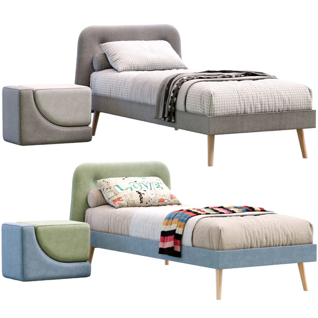 Cleo Single  Bed By Nidi — Скачать