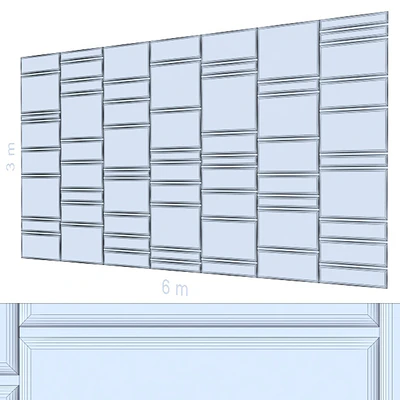 Decorative wall 160. — Ver 2