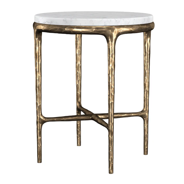 HADDEUS MARBLE ROUND SIDE TABLE — Скачать