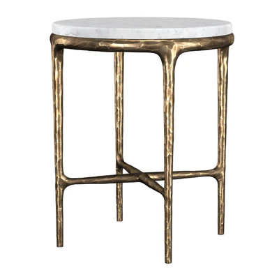 HADDEUS MARBLE ROUND SIDE TABLE — Вид 6