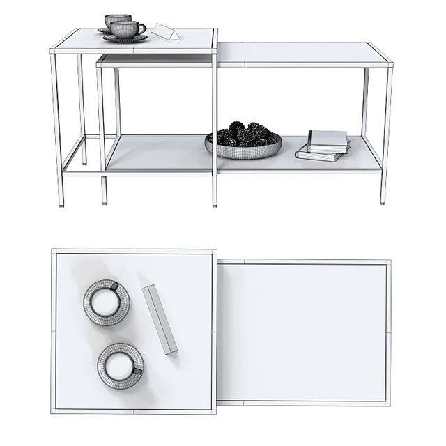 A set of tables IKEA Vitsё. — Descargar