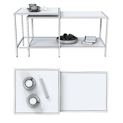 A set of tables IKEA Vitsё. — Ver 2