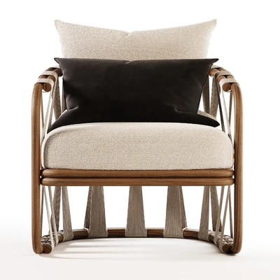 Palecek Strings Attached Lounge Chair — Ver 5