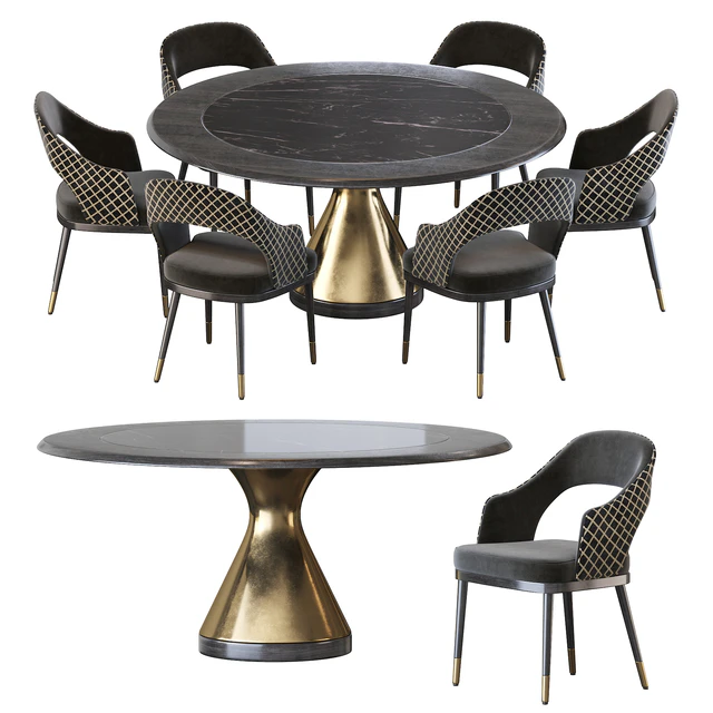 Stainless Steel Chair and Dolly Tonin Casa table — Скачать