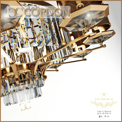 Chandelier Cordon VTG-0156/10 + 18 — Ver 2