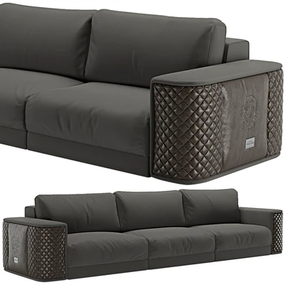 Alexandra Collection Master Sofa Fabric & Leather — Ver 1