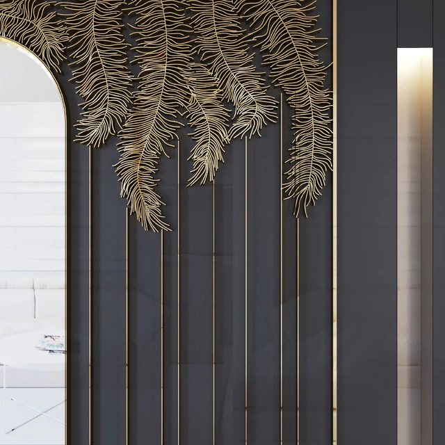 Wall palm leaves — Descargar
